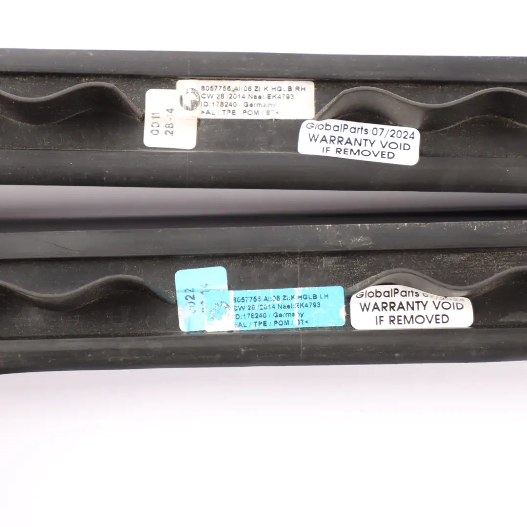 Roof Railing Left Right N/O/S Rack Trim Strip Set High Gloss to BMW X5 F15 with Part number 8057756 BMW X5 F15 Roof Railing Left Right N/O/S Rack Trim Strip Set High Gloss - SKU 8057756-2 - Part number 8057756