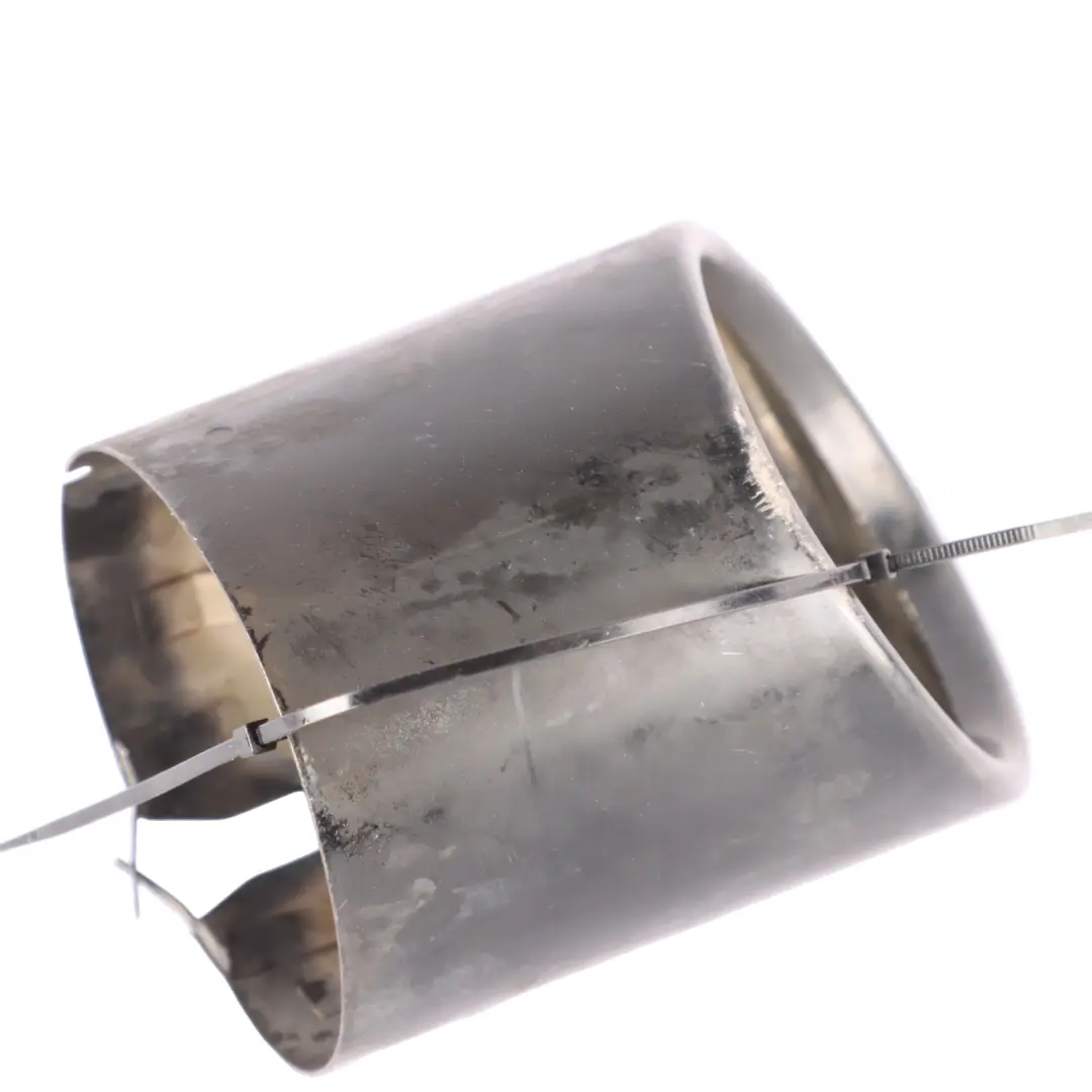 Exhaust Tailpipe Black Chrome Tip to BMW X3 F01 F97 X4 F02 F98 Rear with Part number 8058651 BMW X3 F01 F97 X4 F02 F98 Rear Exhaust Tailpipe Black Chrome Tip - SKU 8058651 - Part number 8058651