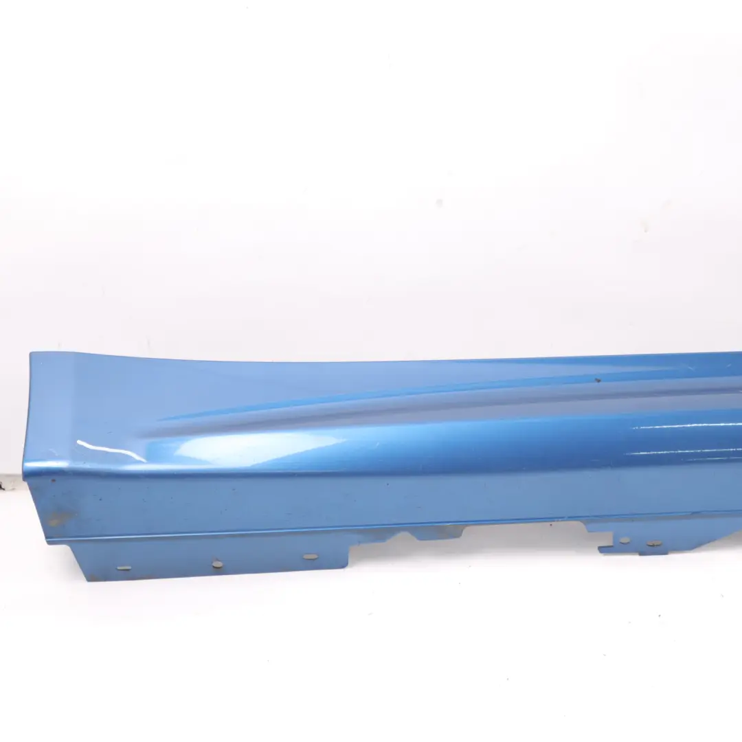 BMW F32 F33 Side Skirt M Sport Sill Strip Right O/S Estorilblau Metallic - B45 - SKU 8060848-EB - Part number 8060848
