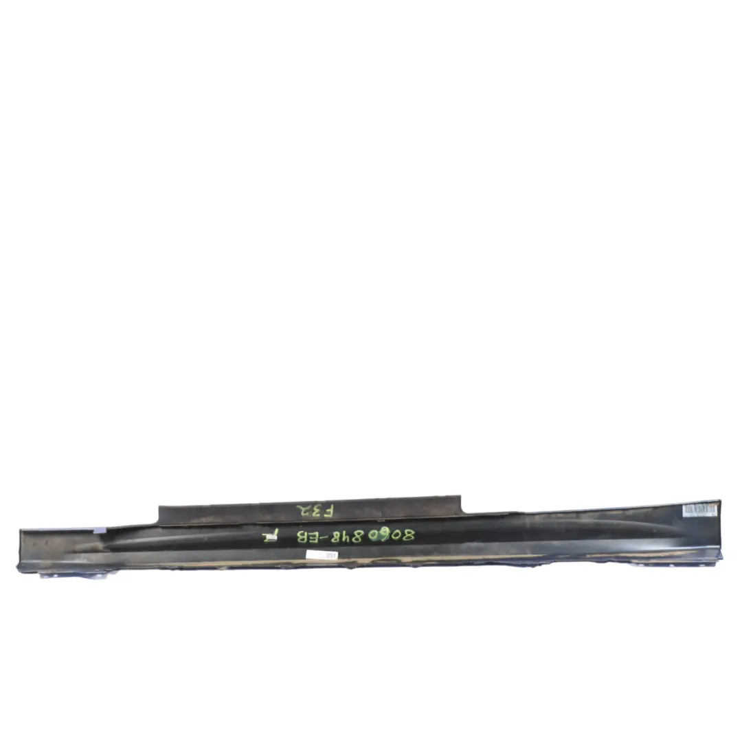 Side Skirt M Sport Sill Strip Right O/S Estorilblau Metallic - B45 to BMW F32 F33 with Part number 8060848 BMW F32 F33 Side Skirt M Sport Sill Strip Right O/S Estorilblau Metallic - B45 - SKU 8060848-EB - Part number 8060848