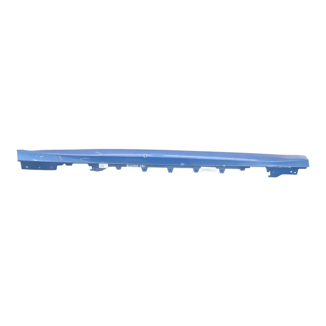 BMW F32 F33 Gonna laterale M Sport Sill Strip destra Estoril Blue Metallic - B45 - SKU 8060848-EB2 - Numero di parte 8060848