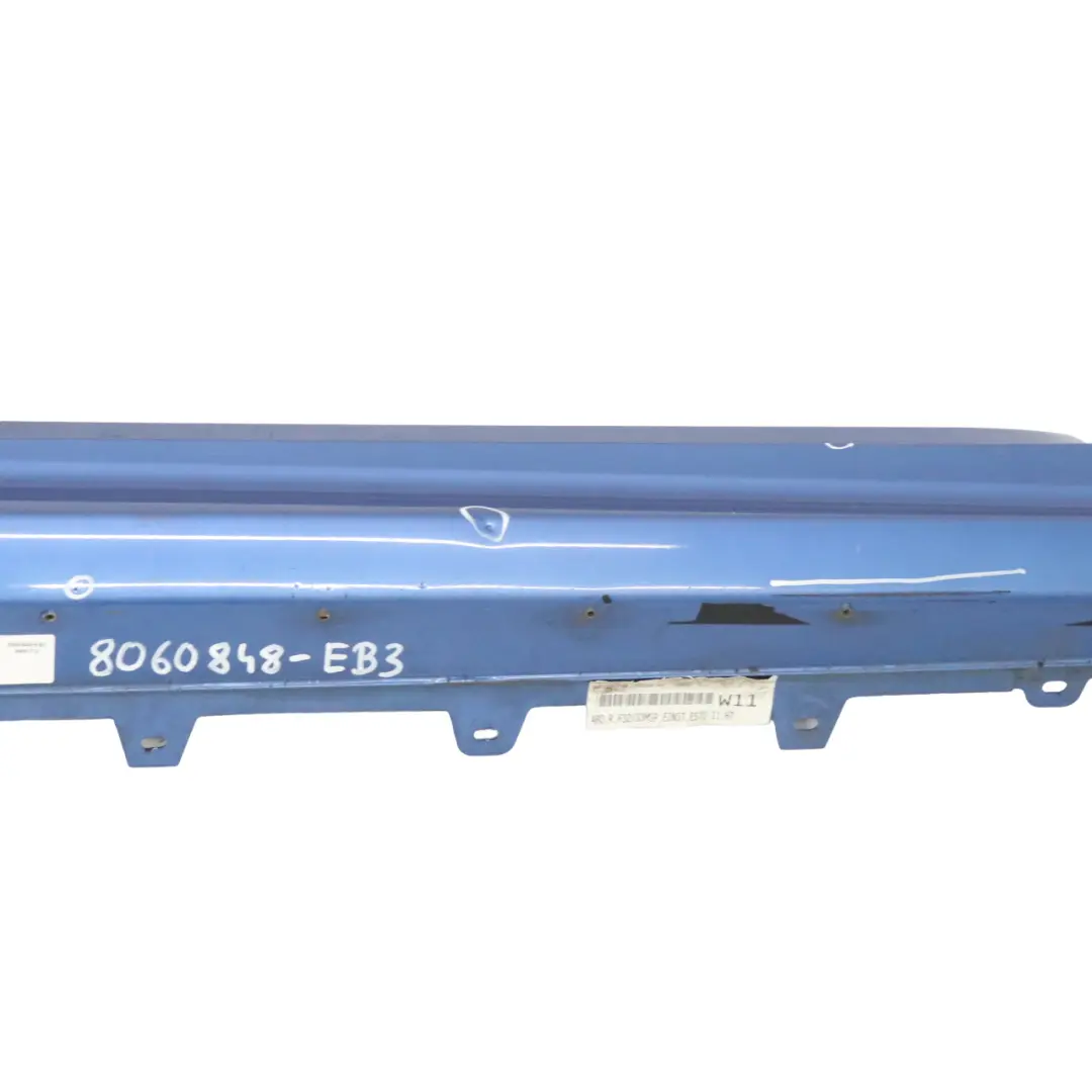 BMW F32 F33 Side Skirt M Sport Sill Strip Right O/S Estoril Blue Metallic B45 - SKU 8060848-EB3 - Part number 8060848