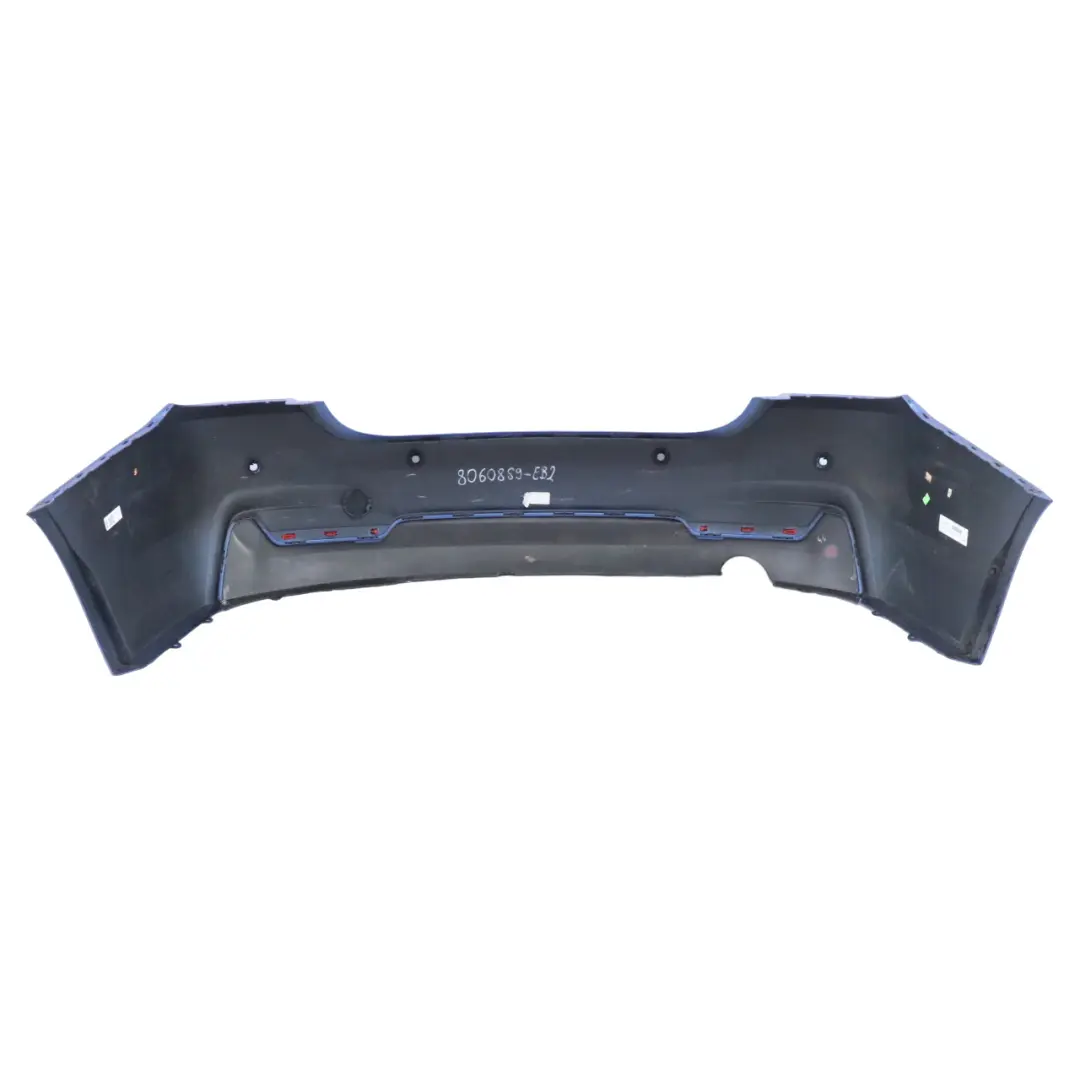 BMW F32 F33 M Sport Rear Bumper Trim Panel PDC Estorilblau Blue Metallic - B45 - SKU 8060889-EB2 - Part number 8060889
