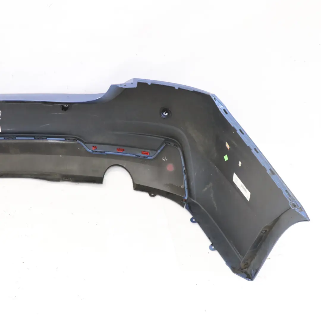 BMW F32 F33 M Sport Rear Bumper Trim Panel PDC Estorilblau Blue Metallic - B45 - SKU 8060889-EB2 - Part number 8060889