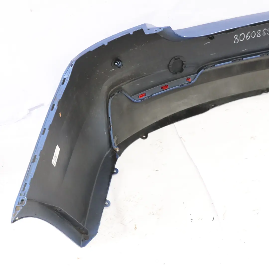 BMW F32 F33 M Sport Rear Bumper Trim Panel PDC Estorilblau Blue Metallic - B45 - SKU 8060889-EB2 - Part number 8060889