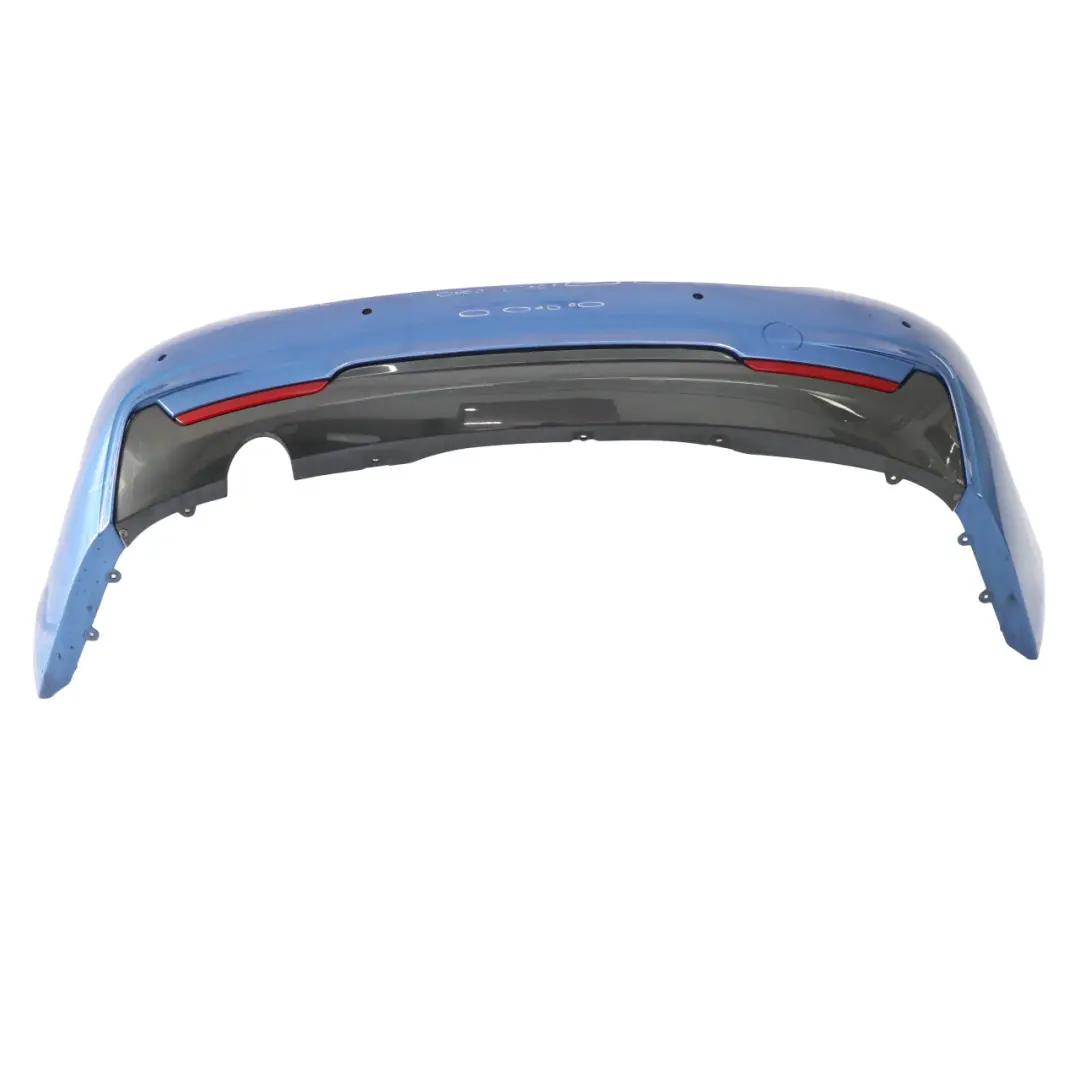 Bumper Trim Panel PDC Estorilblau Blue Metallic - B45 to BMW F32 F33 M Sport Rear with Part number 8060889 BMW F32 F33 M Sport Rear Bumper Trim Panel PDC Estorilblau Blue Metallic - B45 - SKU 8060889-EB2 - Part number 8060889