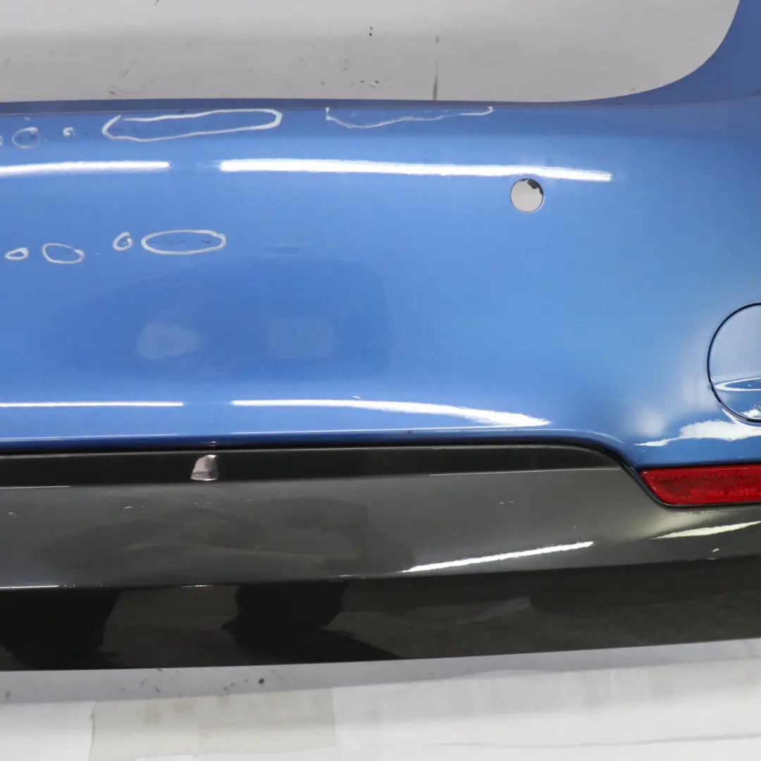 Bumper Trim Panel PDC Estorilblau Blue Metallic - B45 to BMW F32 F33 M Sport Rear with Part number 8060889 BMW F32 F33 M Sport Rear Bumper Trim Panel PDC Estorilblau Blue Metallic - B45 - SKU 8060889-EB2 - Part number 8060889