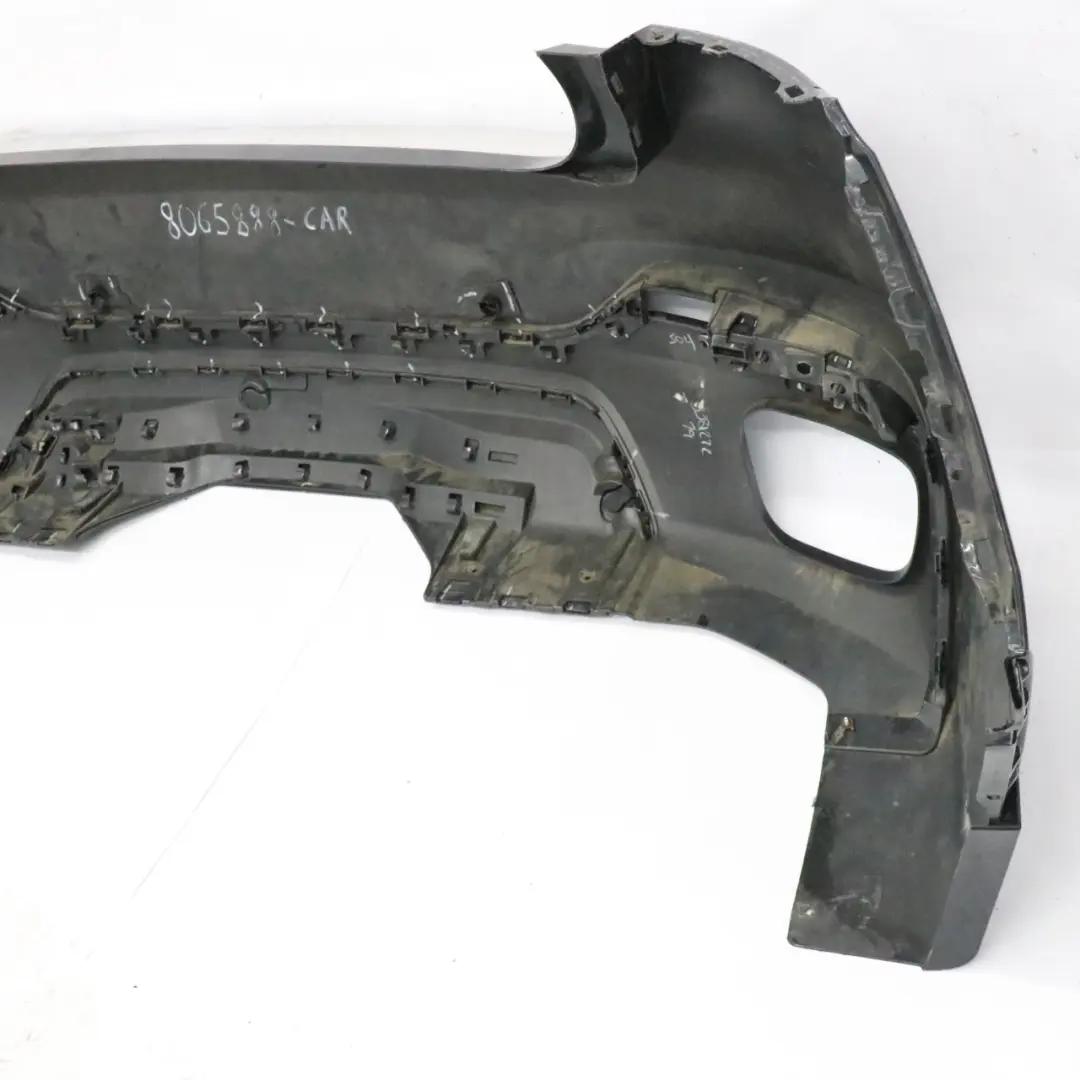 Bumper BMW X6 F16 M Sport Trim Panel PDC Carbonschwarz Black Metallic - 416 to Rear with Part number 8065888 Rear Bumper BMW X6 F16 M Sport Trim Panel PDC Carbonschwarz Black Metallic - 416 - SKU 8065888-CAR - Part number 8065888