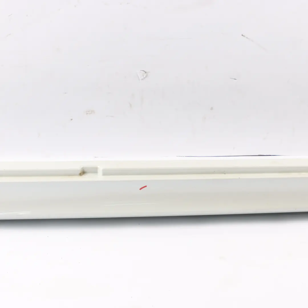Sill Trim Panel Right O/S Side Skirt Mineralweiss White - A96 to BMW F46 GT M Sport with Part number 8067076 BMW F46 GT M Sport Sill Trim Panel Right O/S Side Skirt Mineralweiss White - A96 - SKU 8067076-MW - Part number 8067076