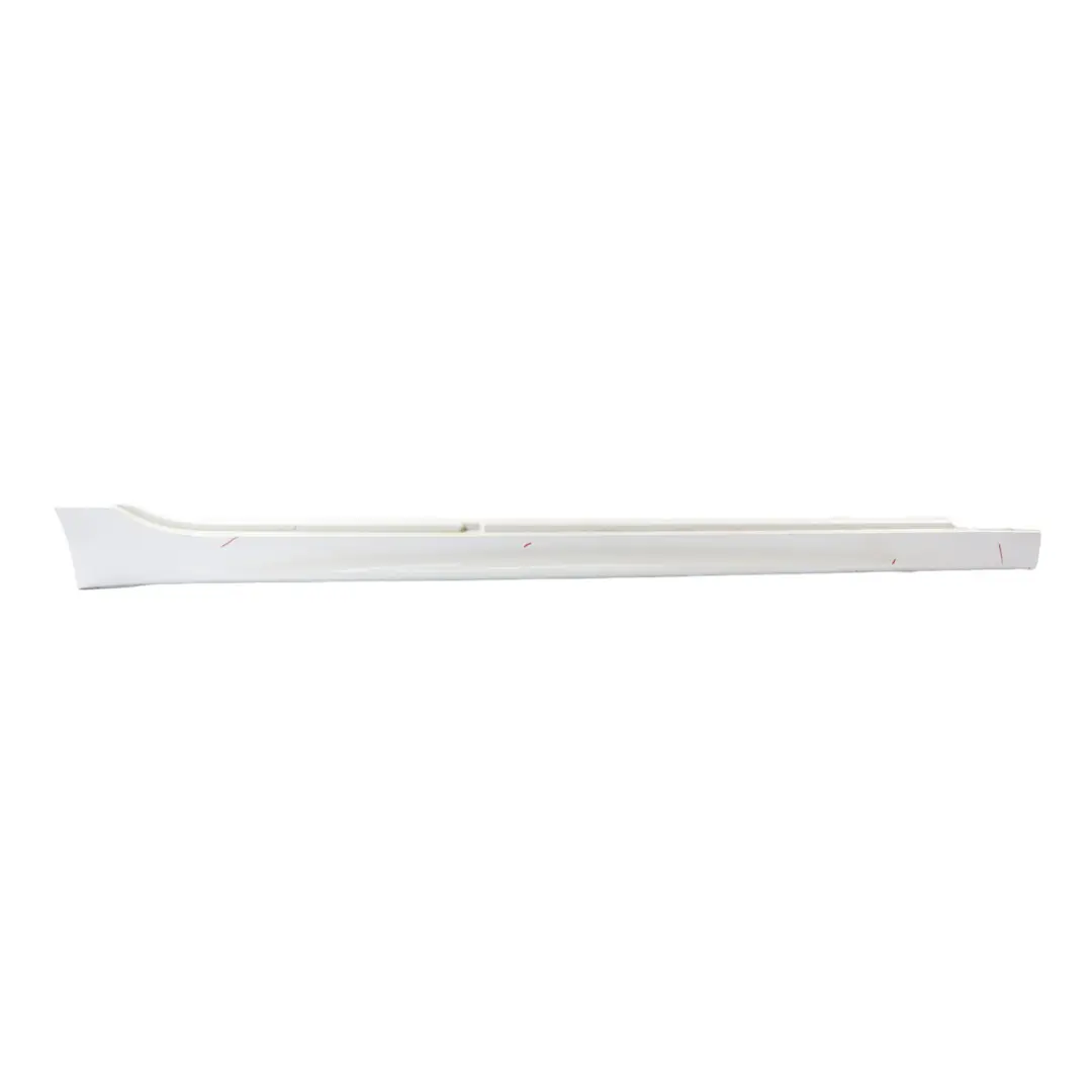 BMW F46 GT M Sport Sill Trim Panel Right O/S Side Skirt Mineralweiss White - A96 - SKU 8067076-MW - Part number 8067076