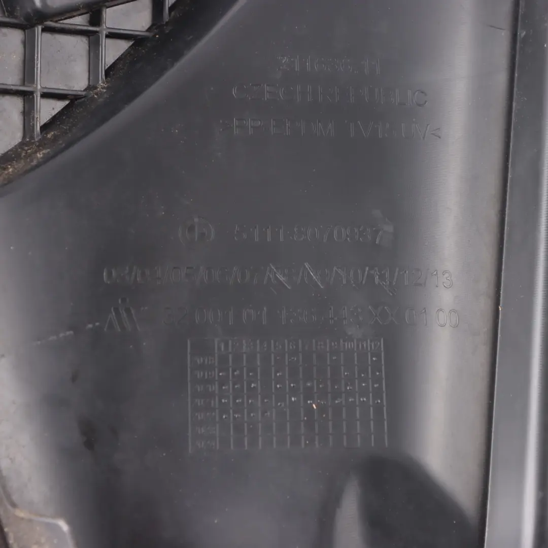 Front Bumper Fog Lamp Support Bracket Left N/S to BMW F40 with Part number 8070937 BMW F40 Front Bumper Fog Lamp Support Bracket Left N/S - SKU 8070937 - Part number 8070937