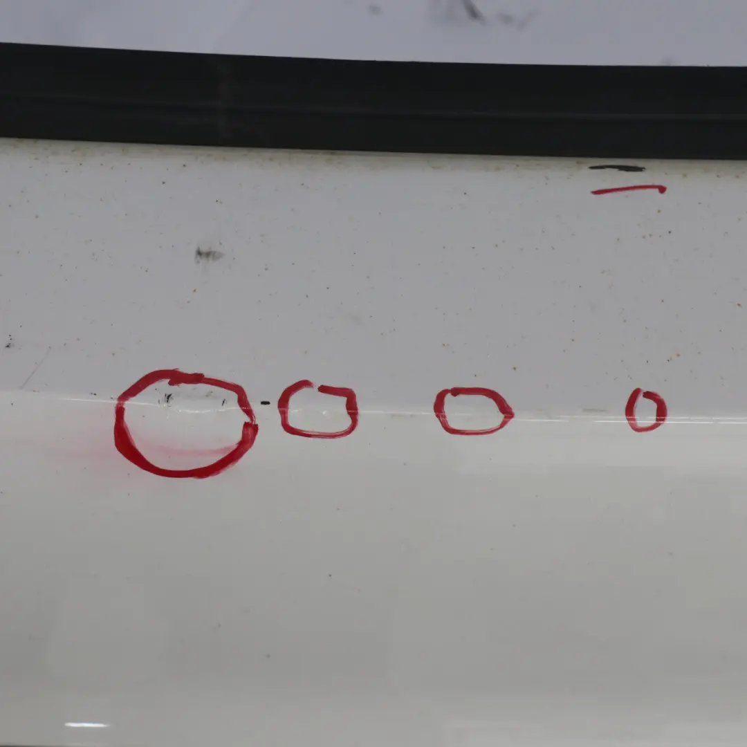 BMW F36 Rear Bumper M Sport Trim Panel Cover PDC Alpinweiss White - 300 - SKU 8073080-AW - Part number 8073080