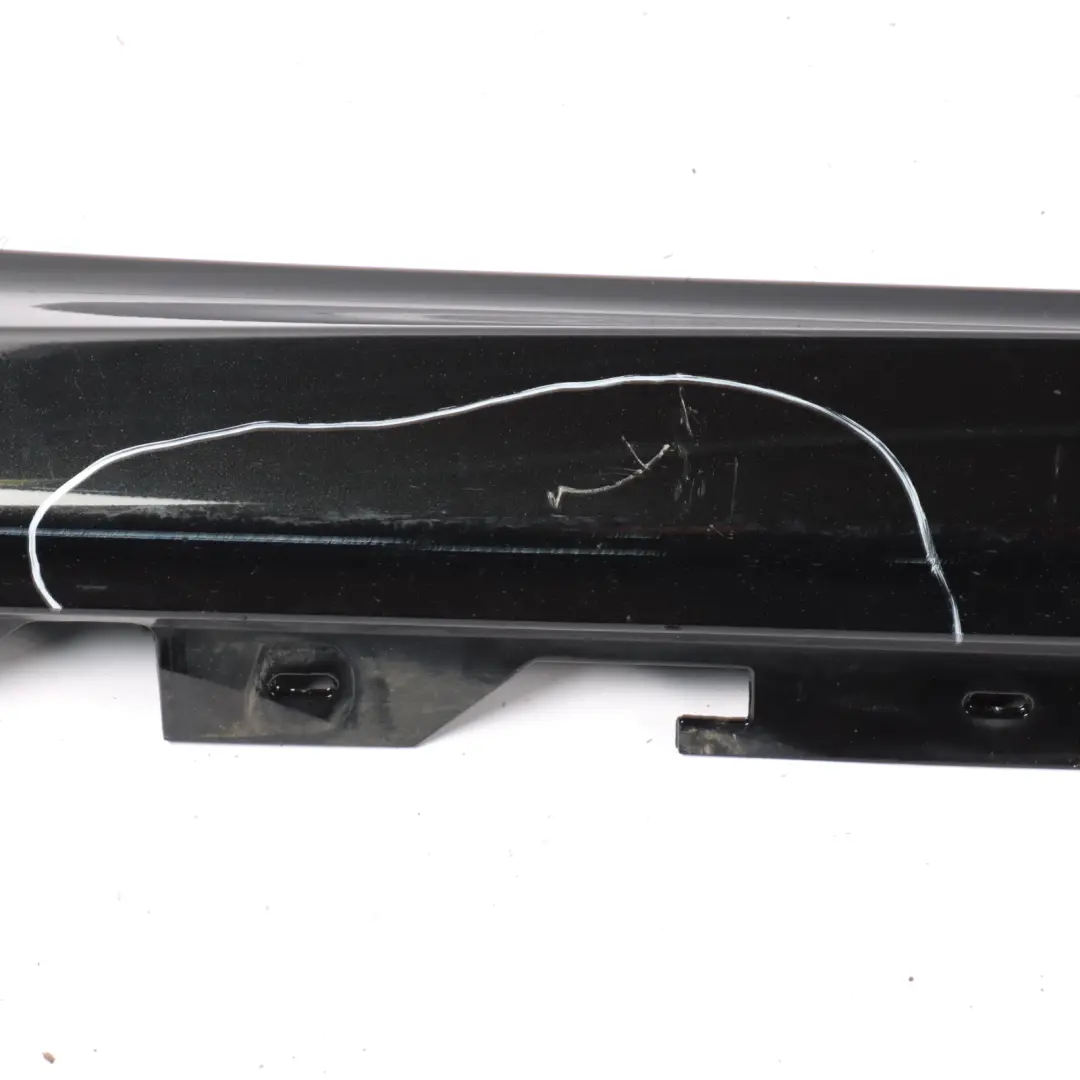 BMW G30 F90 M5 Side Skirt Sill Strip Right O/S Black Sapphire Metallic - 475 - SKU 8073134-BS1 - Part number 8073134