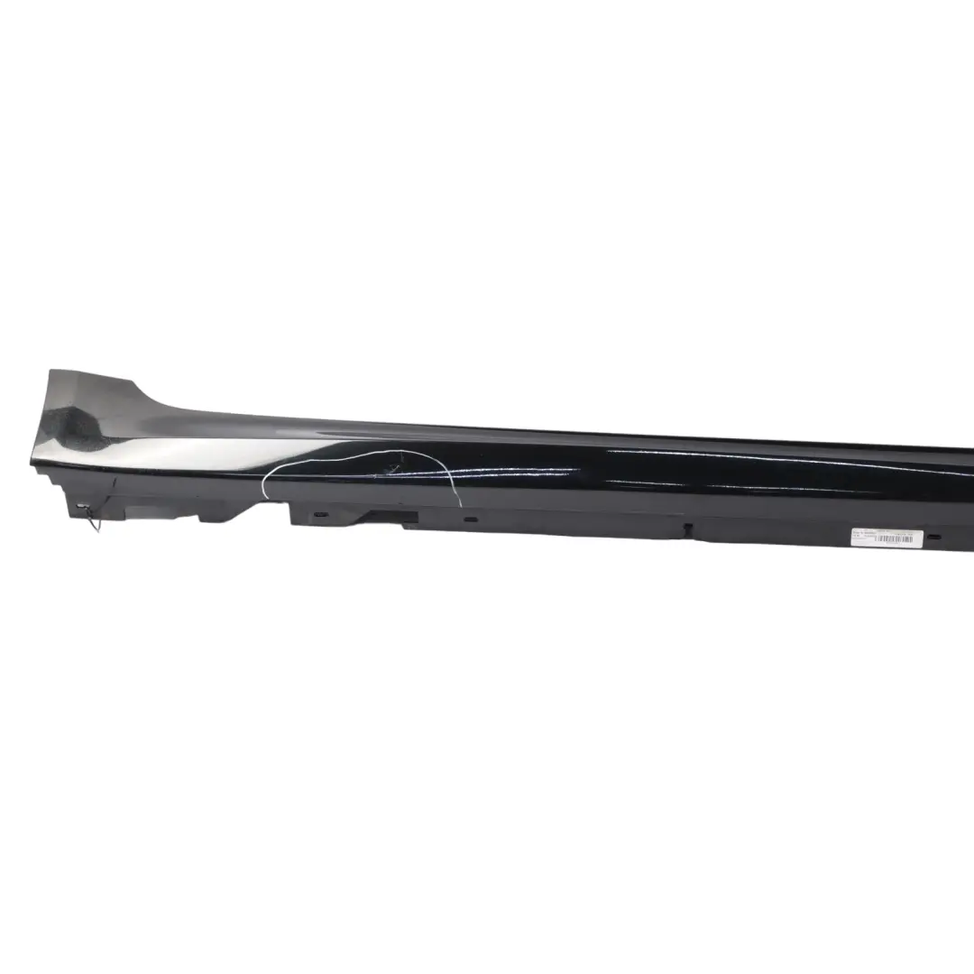BMW G30 F90 M5 Side Skirt Sill Strip Right O/S Black Sapphire Metallic - 475 - SKU 8073134-BS1 - Part number 8073134