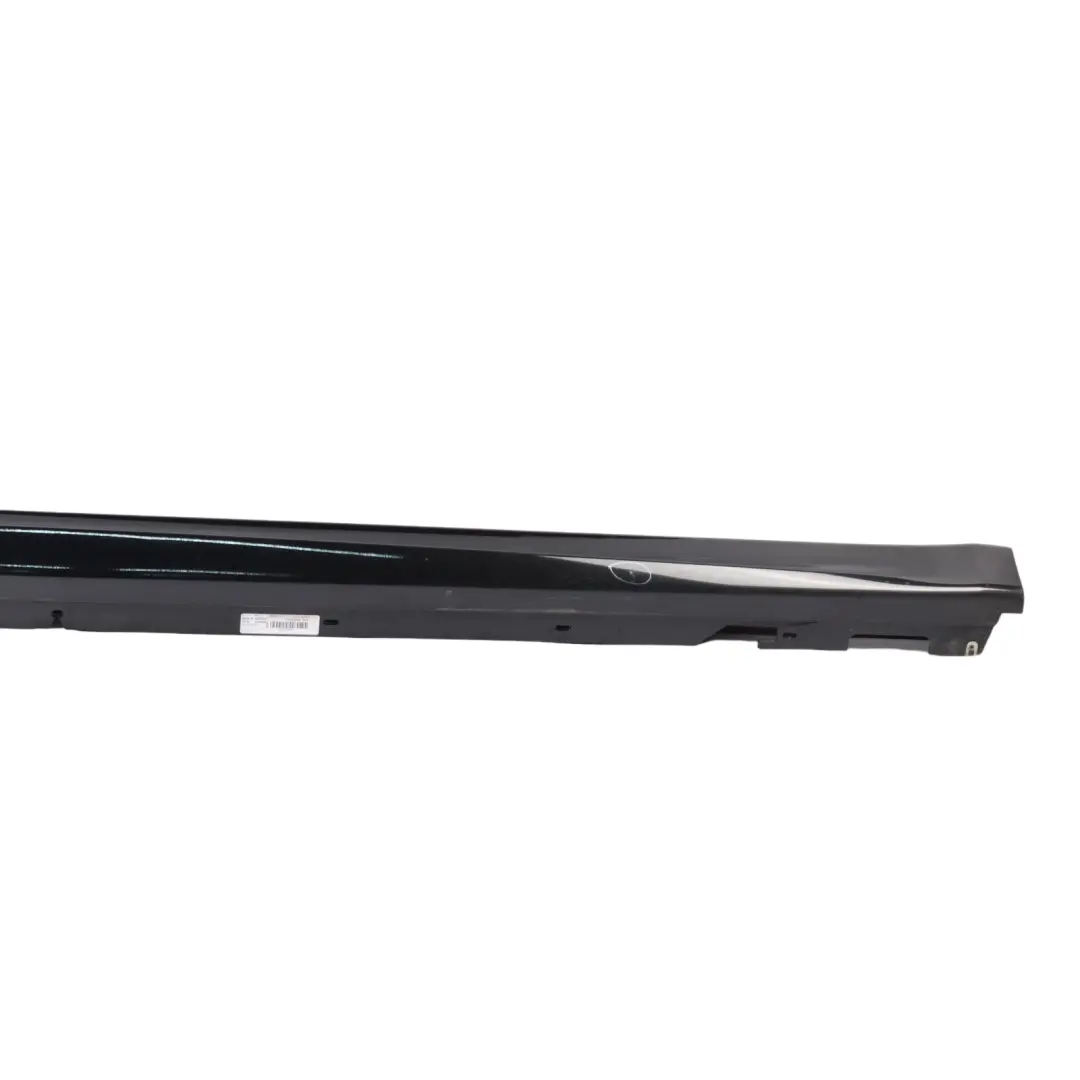 BMW G30 F90 M5 Side Skirt Sill Strip Right O/S Black Sapphire Metallic - 475 - SKU 8073134-BS1 - Part number 8073134