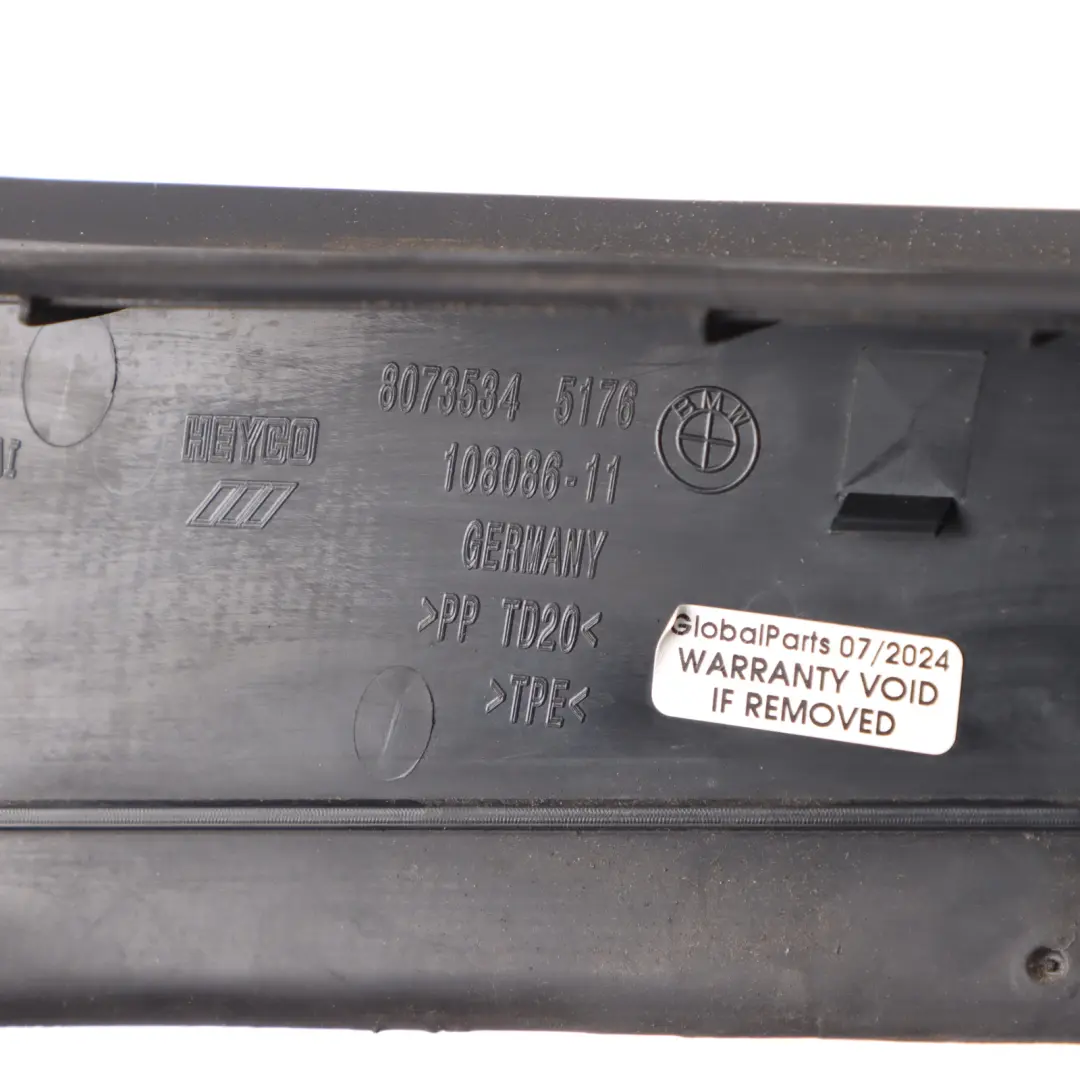 Hood Bonnet Rubber Engine Gasket Sealing Right O/S to BMW M2 F87 with Part number 8073534 BMW M2 F87 Hood Bonnet Rubber Engine Gasket Sealing Right O/S - SKU 8073534 - Part number 8073534