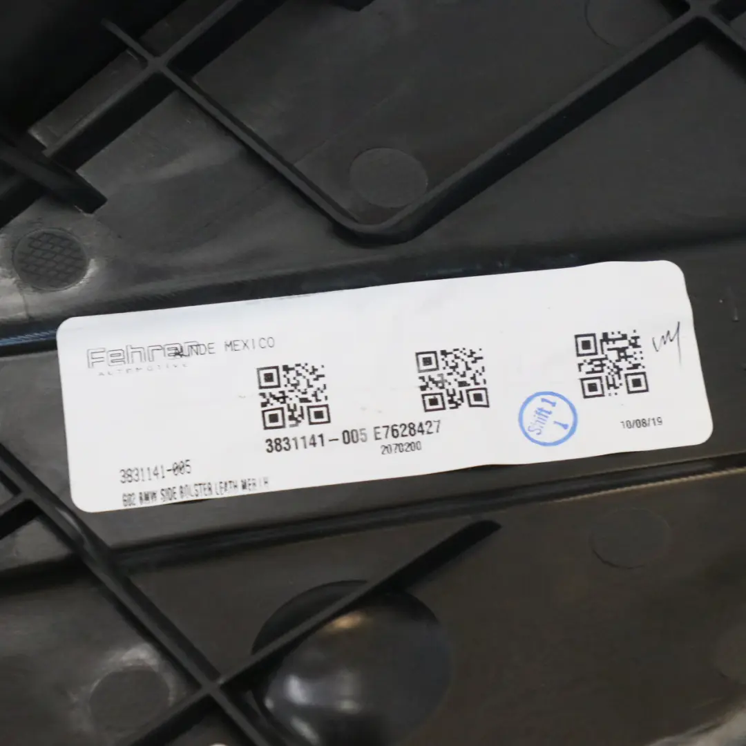 X4M F98 Siège arrière Panneau latéral gauche en cuir noir pour BMW X4 G02 à propos du numéro de pièce 8074537 BMW X4 G02 X4M F98 Siège arrière Panneau latéral gauche en cuir noir - SKU 8074537 - Numéro de pièce 8074537