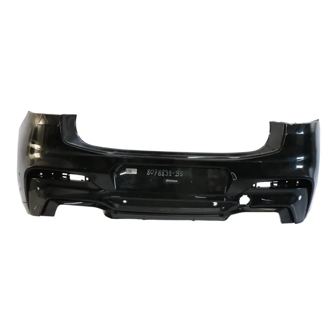 Bumper BMW X4 F98 M Competition Trim Panel Cover PDC Black Sapphire - 475 to Rear with Part number 8078839 Rear Bumper BMW X4 F98 M Competition Trim Panel Cover PDC Black Sapphire - 475 - SKU 8078839-BS - Part number 8078839