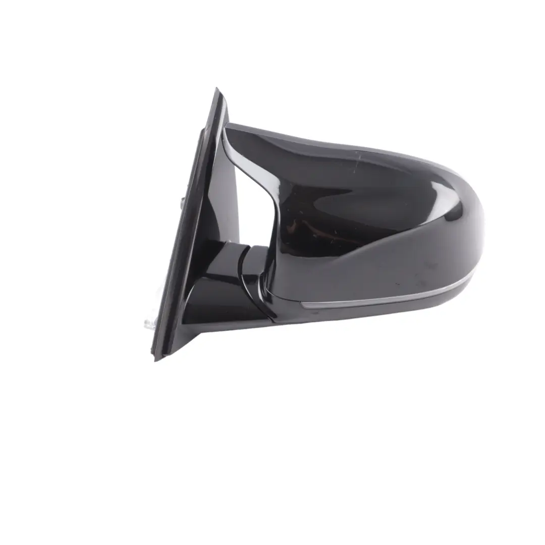 BMW X4 M F98 Wing Mirror Left N/S Heated Memory 5 Pins Black Sapphire 475 - SKU RHD-8080367-BS - Part number 8080367