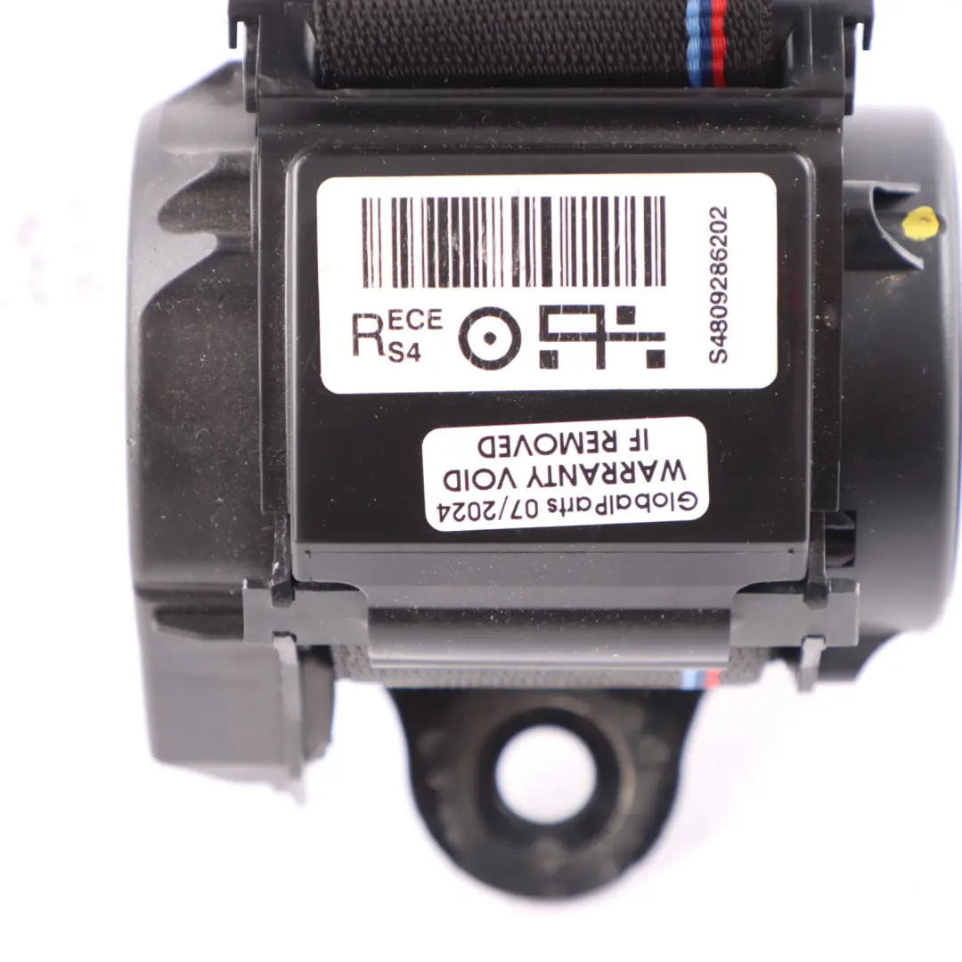  Seatbet F22 F32 F87 M2 Seat Belt Rear Right O/S Black M Sport - SKU 8092862 - Part number 8092862
