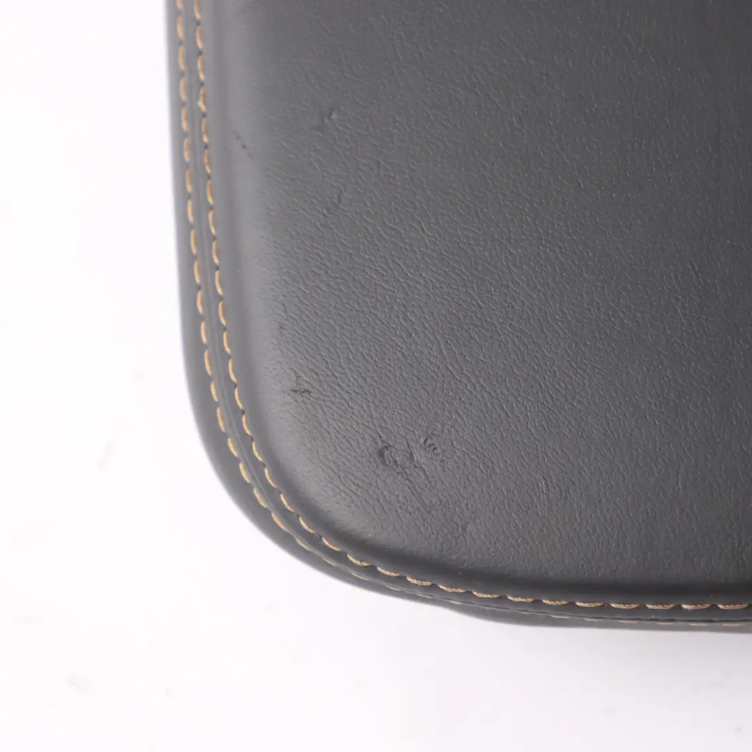 Centre Console Armrest Holder Cover Leather Black Orange Seam to BMW X4 M F98 with Part number 8095269 BMW X4 M F98 Centre Console Armrest Holder Cover Leather Black Orange Seam - SKU 8095269 - Part number 8095269