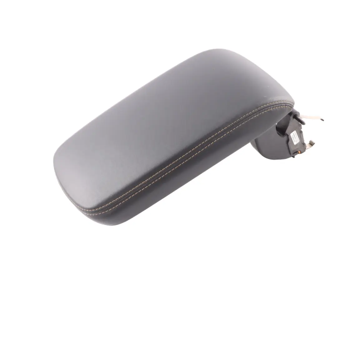 Centre Console Armrest Holder Cover Leather Black Orange Seam to BMW X4 M F98 with Part number 8095269 BMW X4 M F98 Centre Console Armrest Holder Cover Leather Black Orange Seam - SKU 8095269 - Part number 8095269