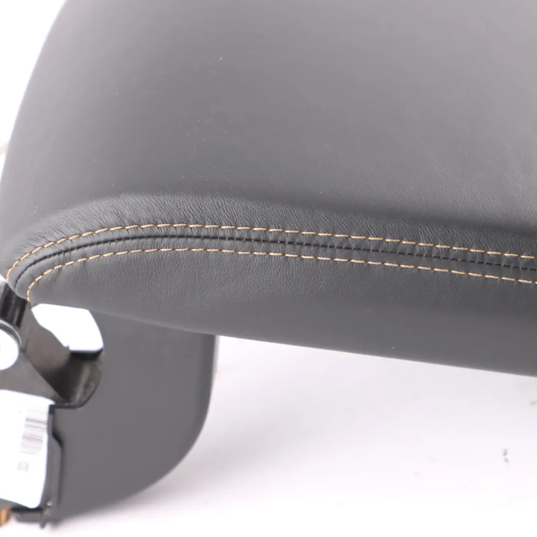 Centre Console Armrest Holder Cover Leather Black Orange Seam to BMW X4 M F98 with Part number 8095269 BMW X4 M F98 Centre Console Armrest Holder Cover Leather Black Orange Seam - SKU 8095269 - Part number 8095269