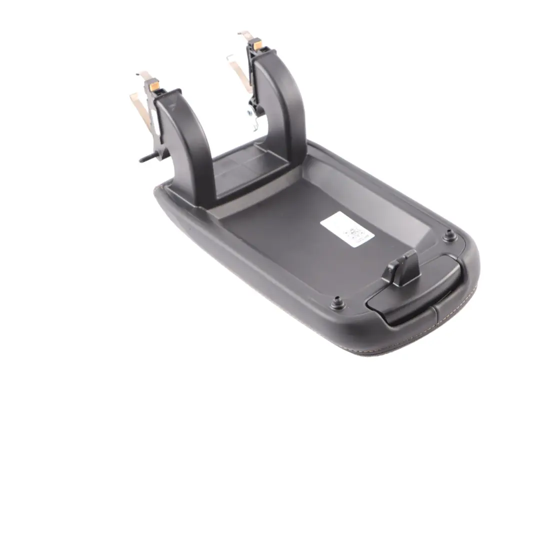 Centre Console Armrest Holder Cover Leather Black Orange Seam to BMW X4 M F98 with Part number 8095269 BMW X4 M F98 Centre Console Armrest Holder Cover Leather Black Orange Seam - SKU 8095269 - Part number 8095269