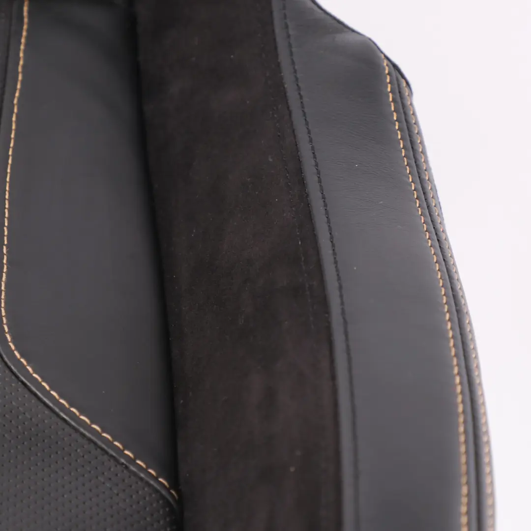 BMW F97 F98 M Sport Front Seat Cover Leather Alcantara Black - SKU 8096081 - Part number 8096081