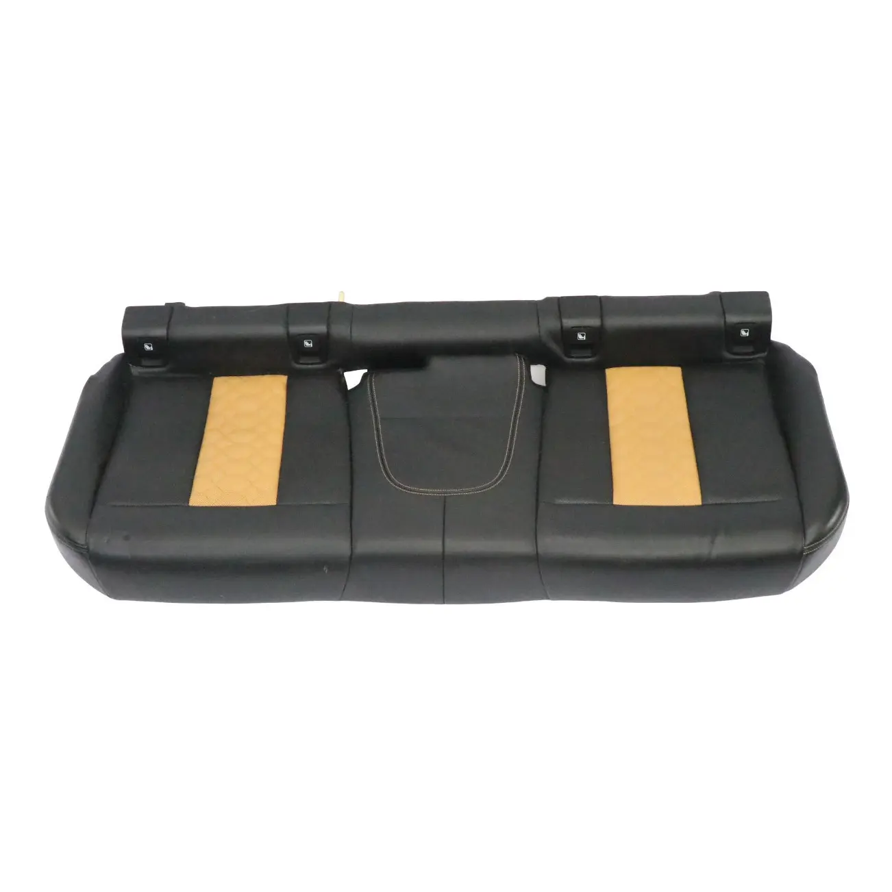 BMW X4M F98 M Coussin de siège arrière en cuir noir / Midrand Beige 8096086