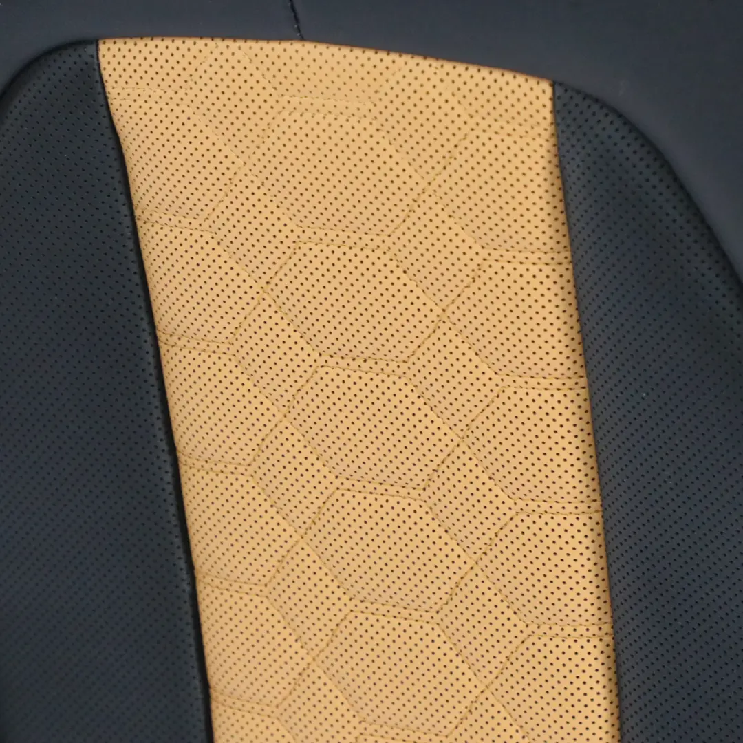 BMW X3M F97 X4M F98 Rear Seat Backrest Cover Leather Rear Left N/S Black Beige - SKU 8096087 - Part number 8096087