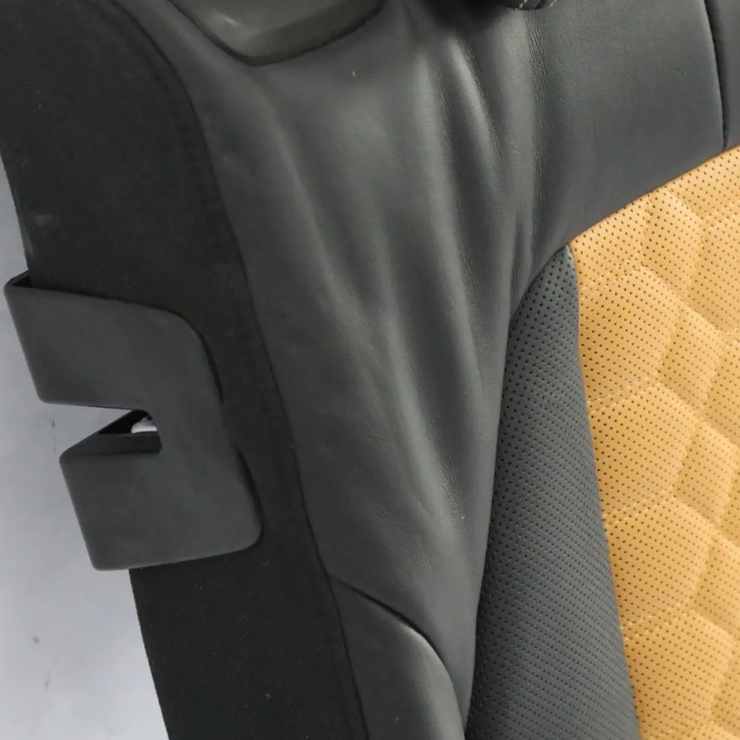 BMW X3M F97 X4M F98 Housse dossier siège arrière cuir arrière droit Noir Beige - SKU 8096088 - Numéro de pièce 8096088