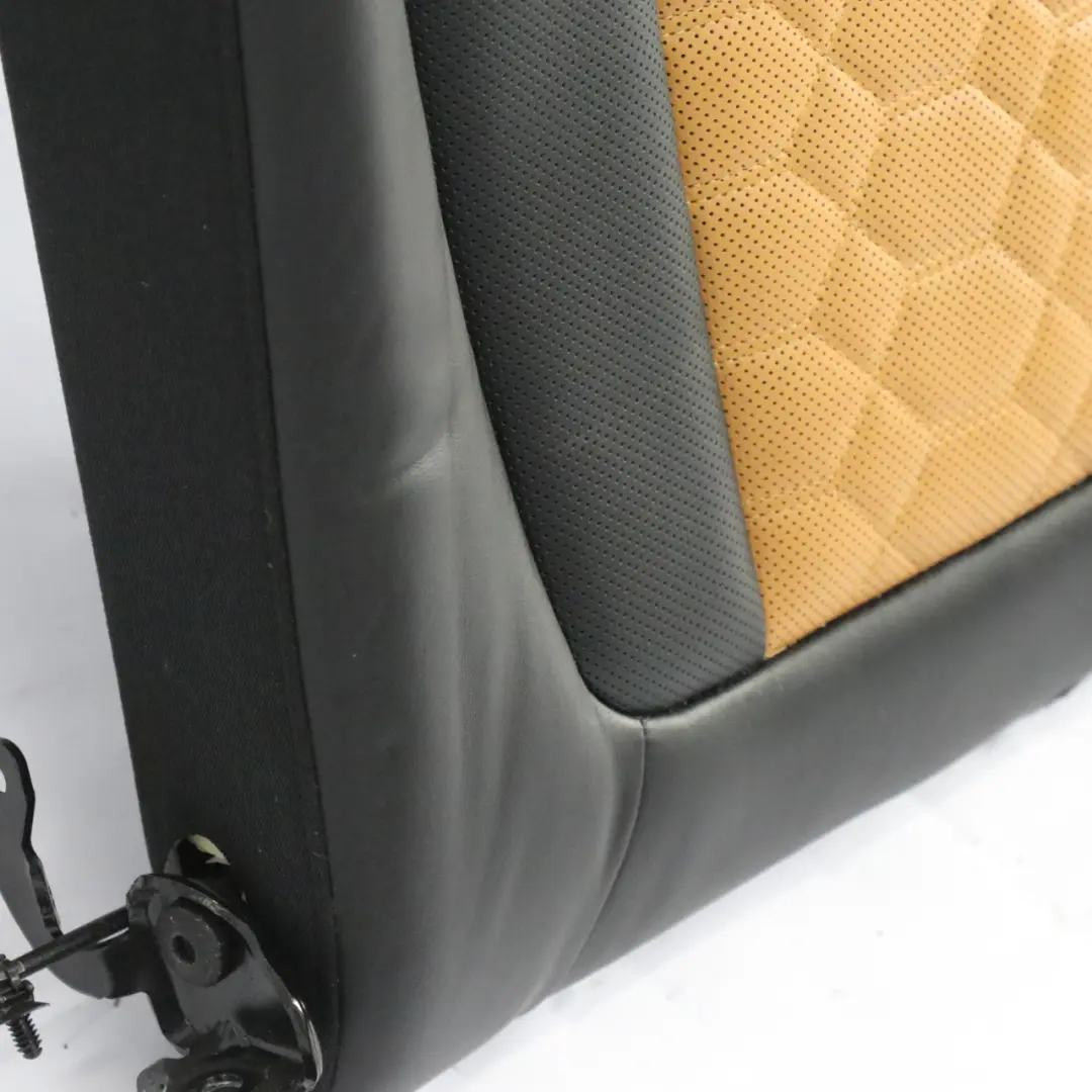 BMW X3M F97 X4M F98 Housse dossier siège arrière cuir arrière droit Noir Beige - SKU 8096088 - Numéro de pièce 8096088