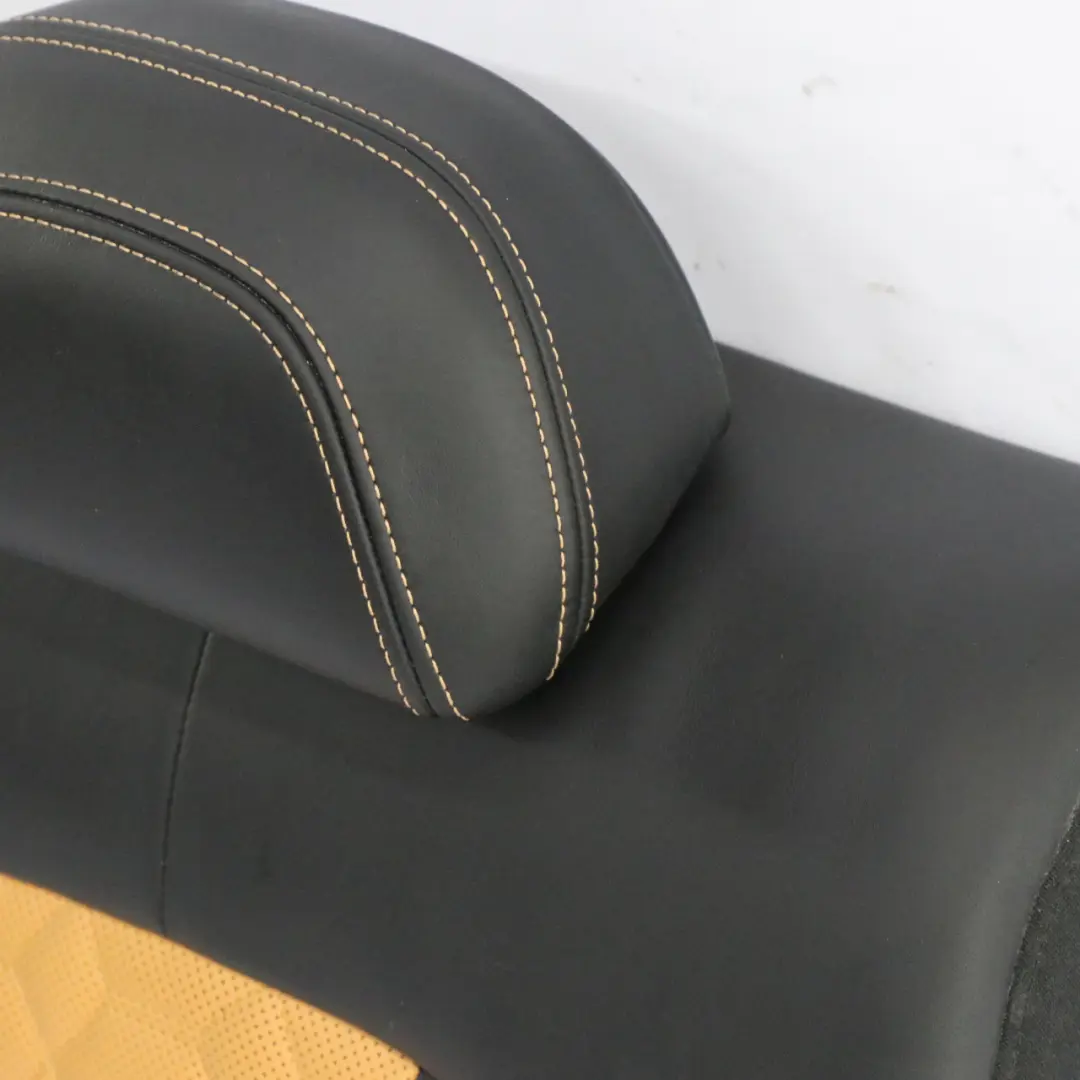 X4M F98 Rivestimento schienale sedile posteriore pelle posteriore Nero Beige per BMW con numero di parte 8096088 BMW X4M F98 Rivestimento schienale sedile posteriore pelle posteriore Nero Beige - SKU 8096088 - Numero di parte 8096088