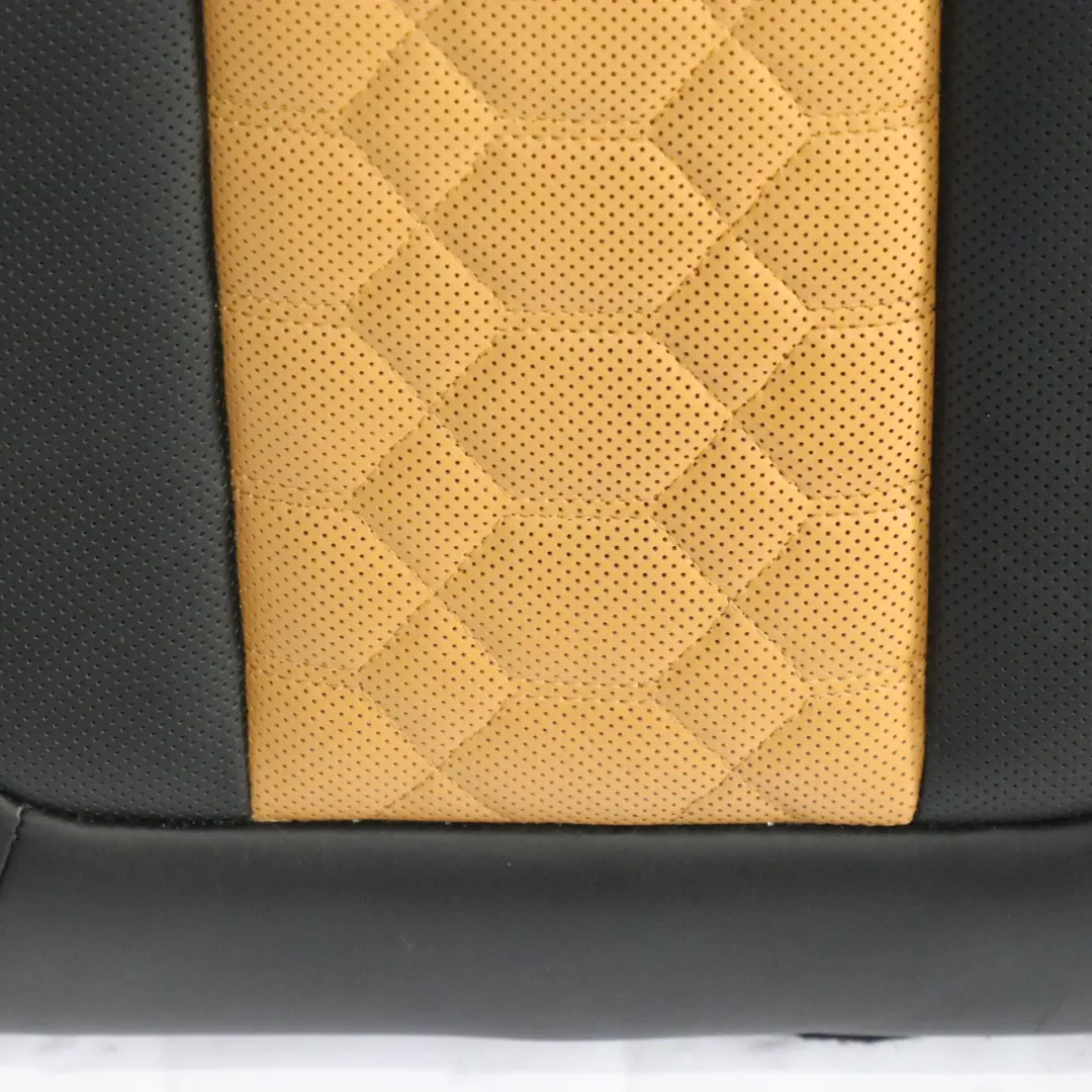 X3M F97 X4M F98 Funda Respaldo Asiento Trasero Cuero Trasero Negro Beige para BMW con número de pieza 8096088 BMW X3M F97 X4M F98 Funda Respaldo Asiento Trasero Cuero Trasero Negro Beige - SKU 8096088 - Número de pieza 8096088