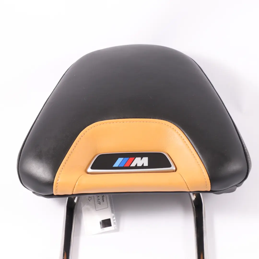 BMW F98 S58 Poggiatesta sedile anteriore Alcantara Pelle Nero - SKU 8096089 - Numero di parte 8096089