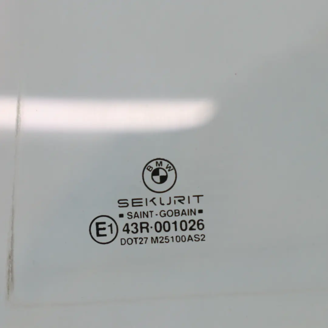 BMW E38 Door Glass Window Green Rear Left N/S - SKU 8163845 - Part number 8163845