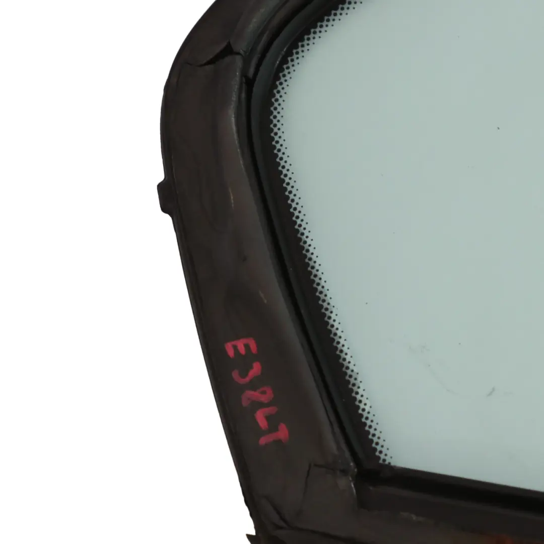 BMW E38 Quarter Fixed Window Glass Green Rear Left N/S - SKU 8168125 - Part number 8168125