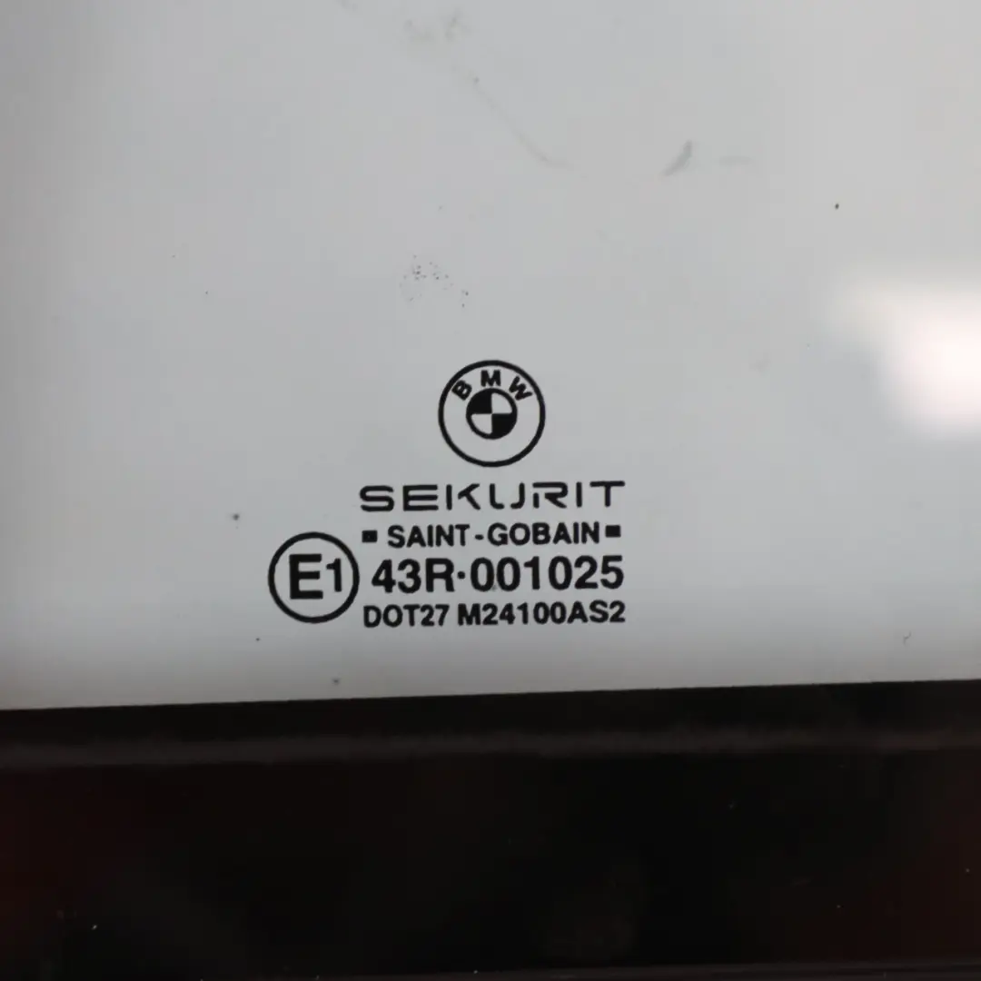 BMW E38 Vitre de custode fixe verte arrière gauche - SKU 8168125 - Numéro de pièce 8168125