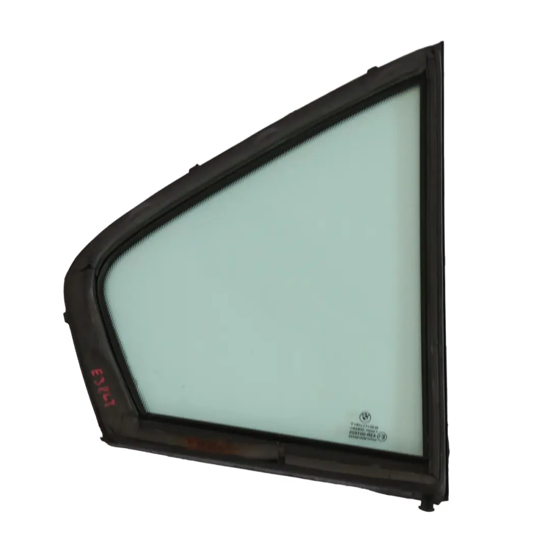 BMW E38 Quarter Fixed Window Glass Green Rear Left N/S - SKU 8168125 - Part number 8168125