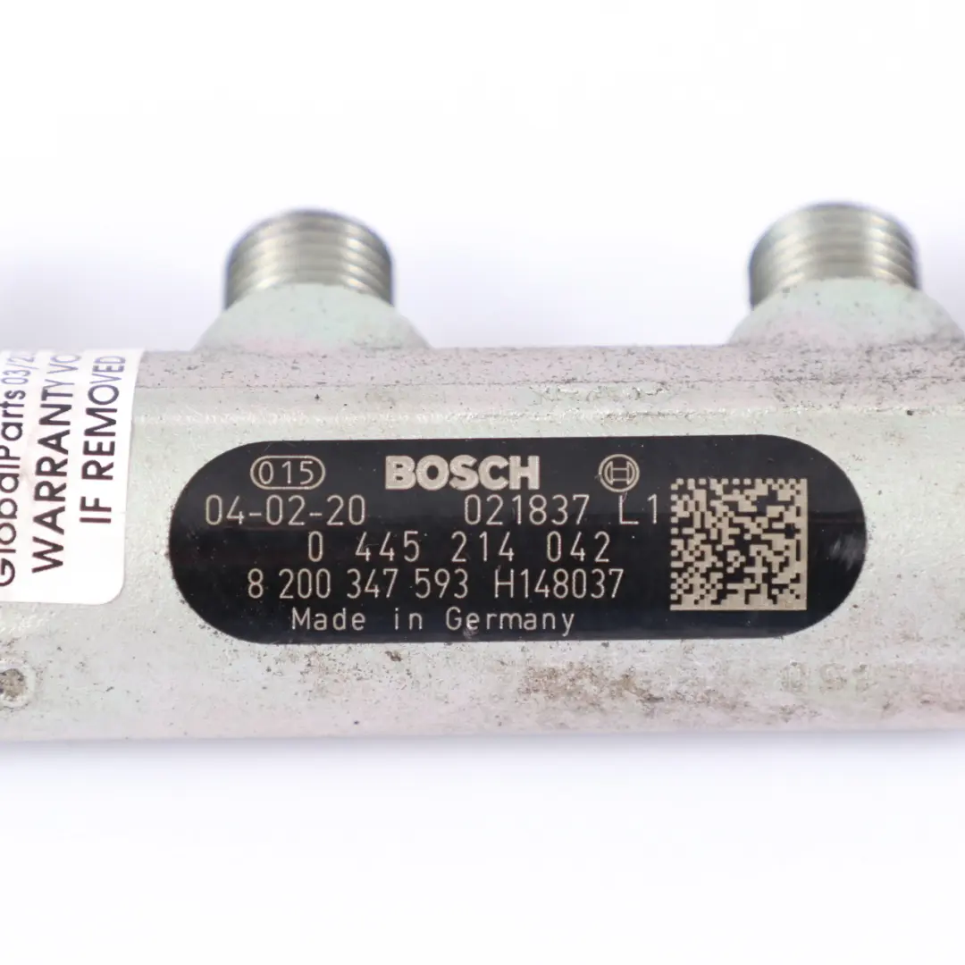 Rail d'injection Renault Master 2 Opel Movano A Diesel 2.5 dCi G9U754 pour à propos du numéro de pièce 8200347593 Rail d'injection Renault Master 2 Opel Movano A Diesel 2.5 dCi G9U754 - SKU 8200347593 - Numéro de pièce 8200347593