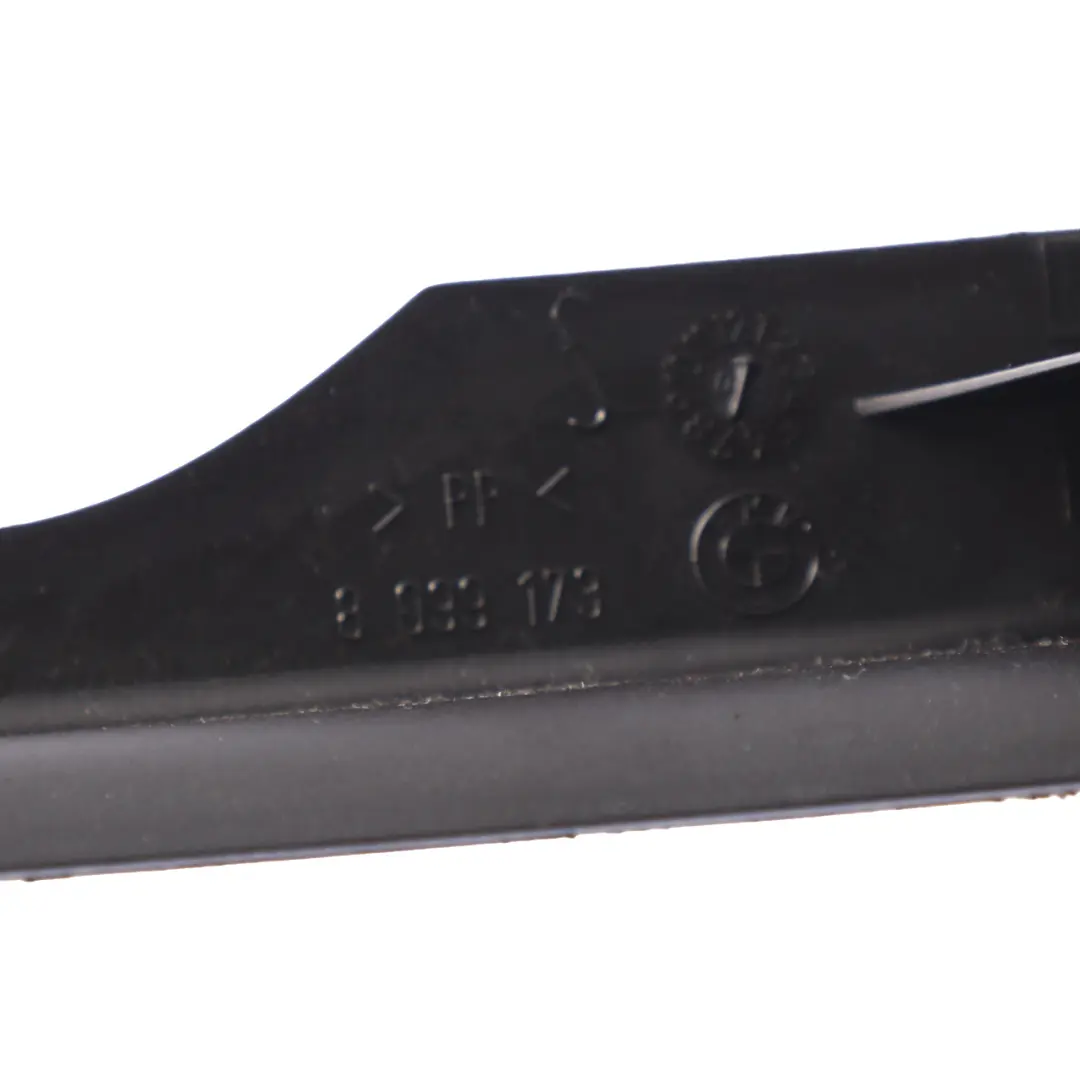 BMW E46 E63 Avant Gauche Siège Rail Guide Cover Trim Panel Noir - SKU 8248211 - Numéro de pièce 8248211