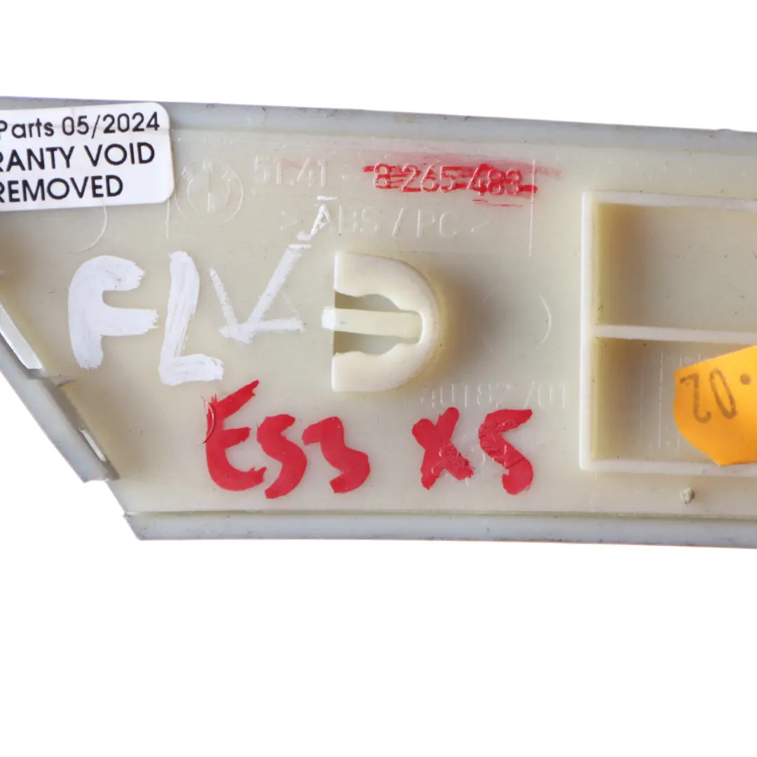 Door Decorative Trim Cover Panel Front Left N/S to BMW X5 E53 with Part number 8265483 BMW X5 E53 Door Decorative Trim Cover Panel Front Left N/S - SKU 8265483 - Part number 8265483