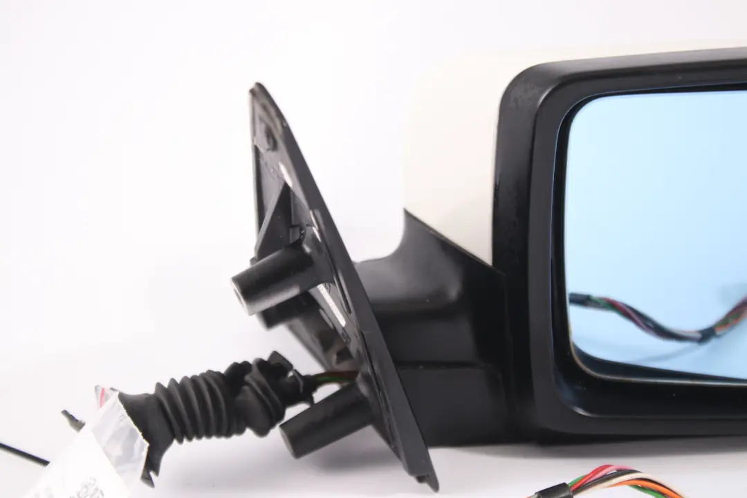 Mirror Wing Door Heated Right O/S Glass Black Sapphire - 475 BMW E38 - SKU 8266434-AW - Part number 8266434