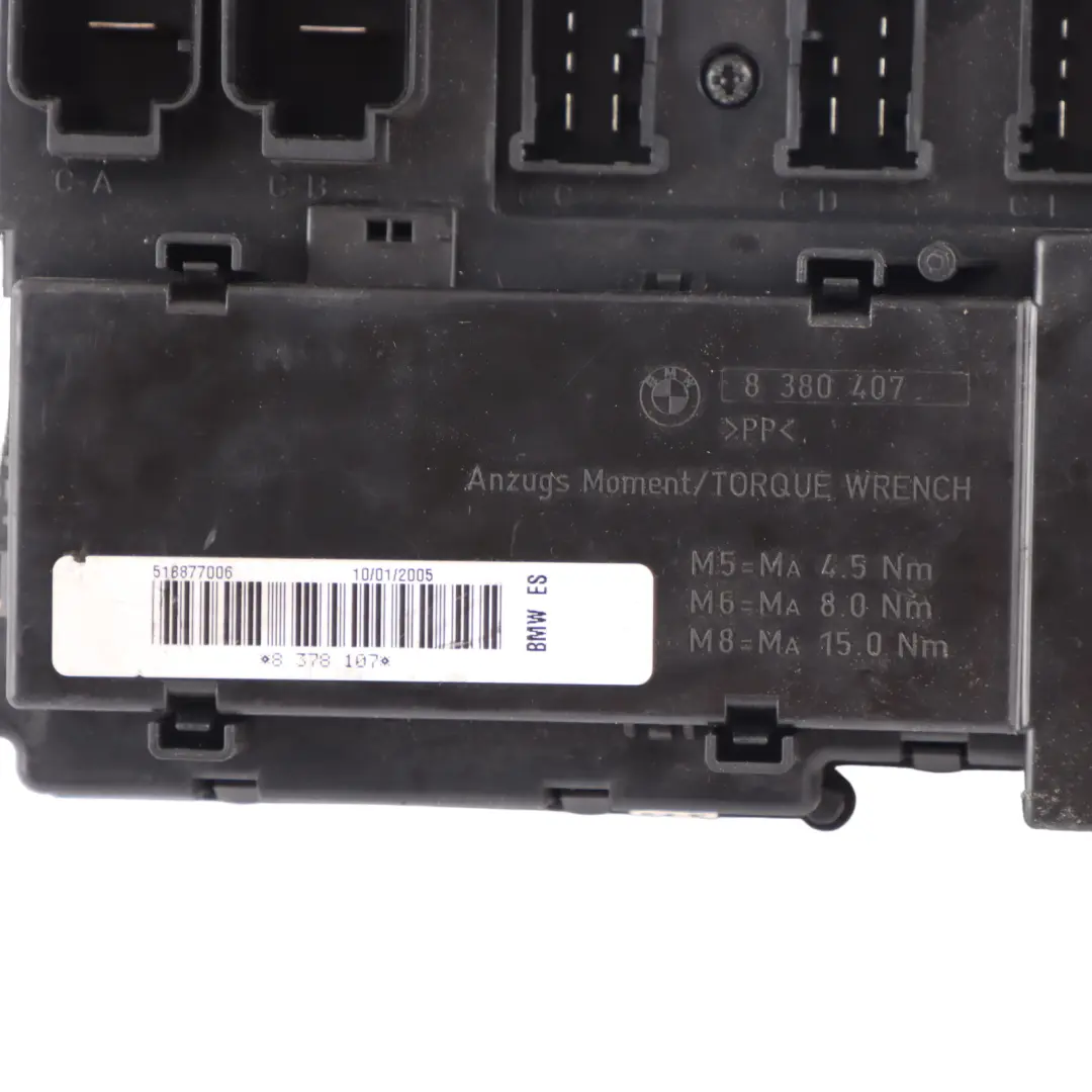 BMW X5 E53 Power Distribution Fusebox Cover Fuse Box - SKU 8380407-1 - Part number 8380407