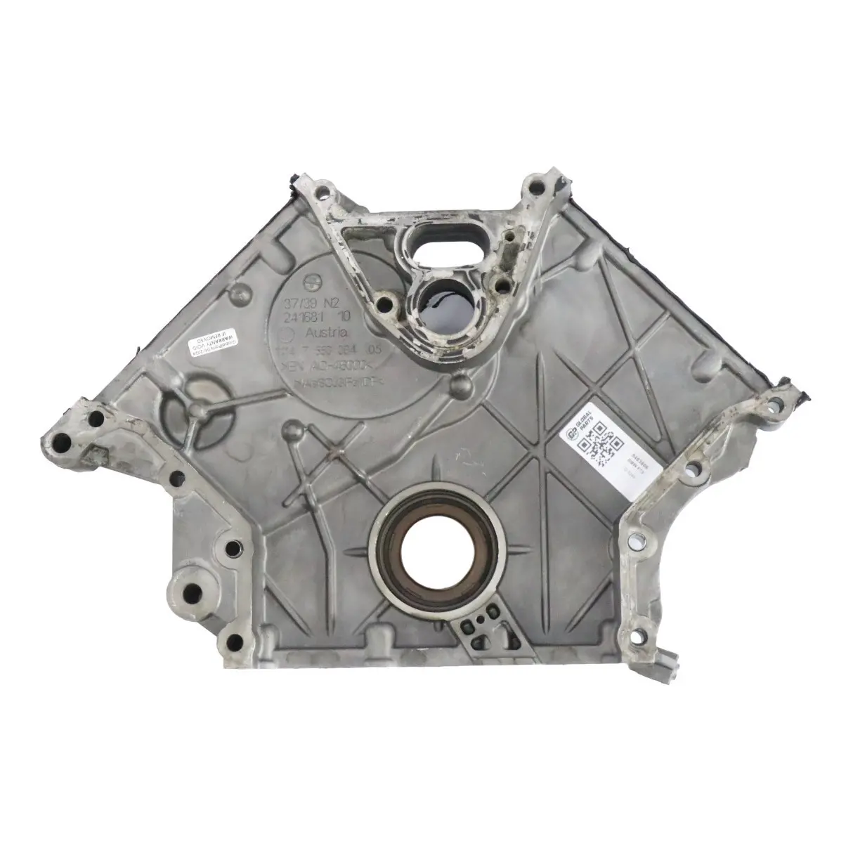 BMW F10 F11 F13 E70 N63 Motore Cassa Scatola catena Piastra inferiore 7553364