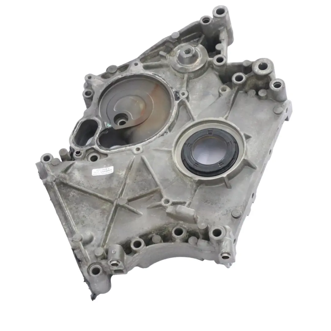 BMW F10 F11 F13 E70 N63 Engine Timing Case Chain Box Cover Plate Lower 7553364 - SKU 8483806 - Part number 8483806
