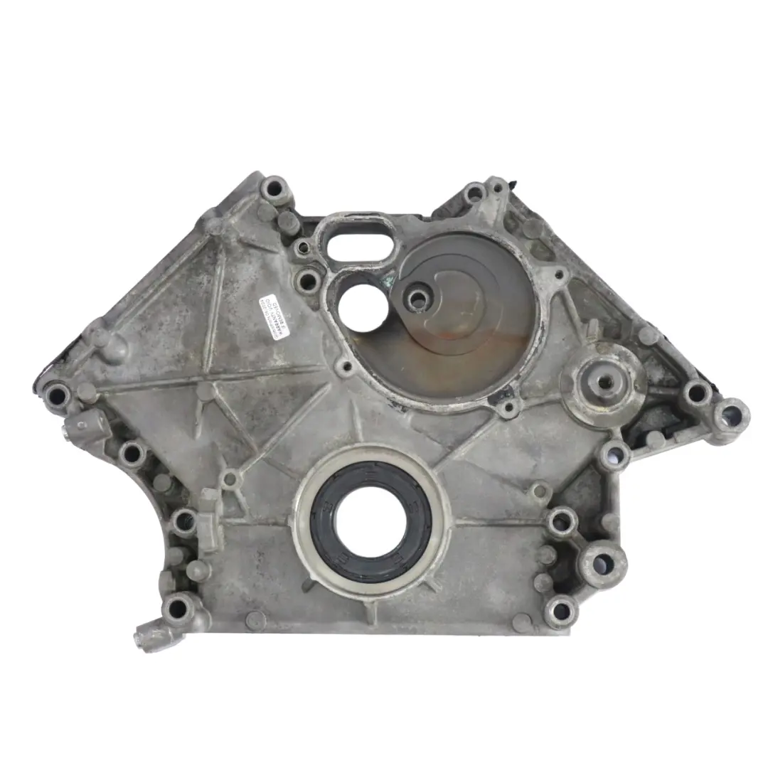 N63 Motor Timing Case Chain Box Cover Plate Lower 7553364 para BMW F10 F11 F13 E70 con número de pieza 8483806 BMW F10 F11 F13 E70 N63 Motor Timing Case Chain Box Cover Plate Lower 7553364 - SKU 8483806 - Número de pieza 8483806