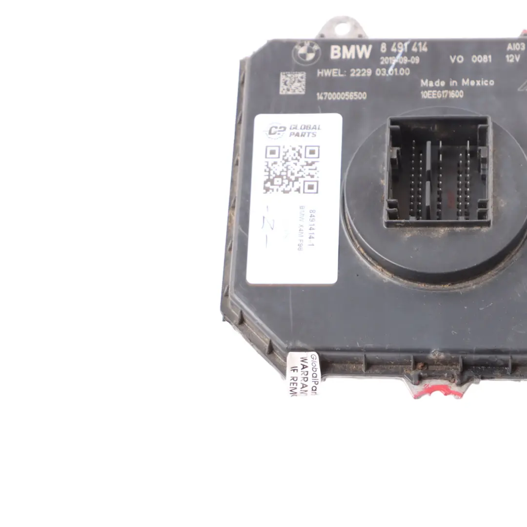 Headlight Ballast Unit Module to BMW G30 G31 X3 G01 Xenon with Part number 8491414 BMW G30 G31 X3 G01 Xenon Headlight Ballast Unit Module - SKU 8491414-1 - Part number 8491414