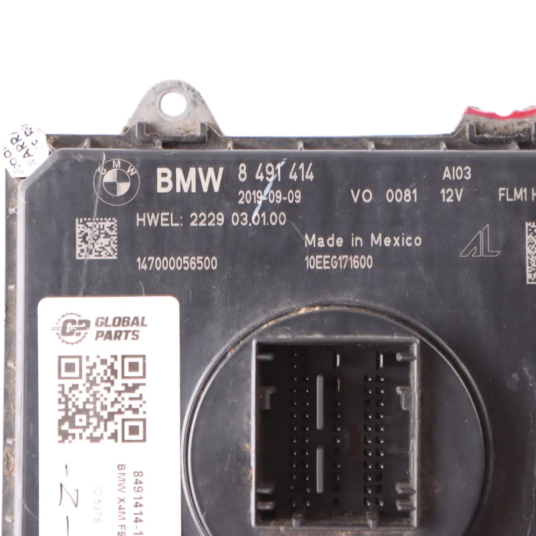BMW G30 G31 X3 G01 Xenon Headlight Ballast Unit Module - SKU 8491414-1 - Part number 8491414